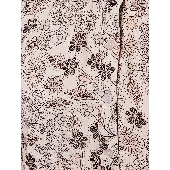 Loft shift dress size Small floral ruffle hem - Picture 5 of 10